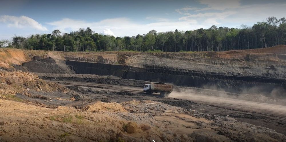 areal tambang batubara di Provinsi Jambi